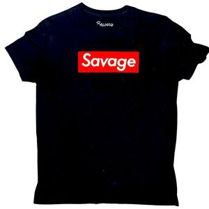 SAVAGE Black Tee